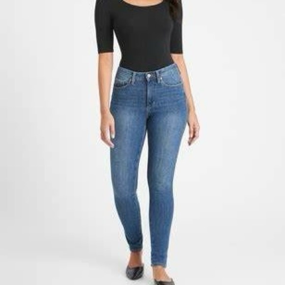 Banana Republic Curvy Mid Rise Skinny Jeans - Picture 7 of 16